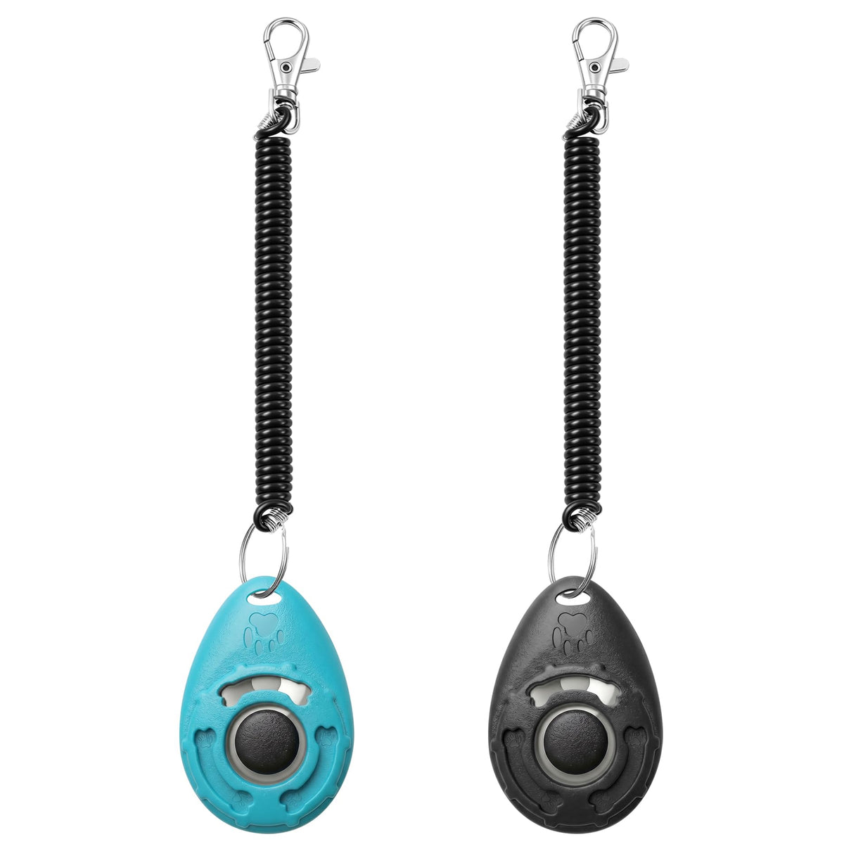 Dog Training Clicker With Sring Wrist And Keyring Pet Clickers