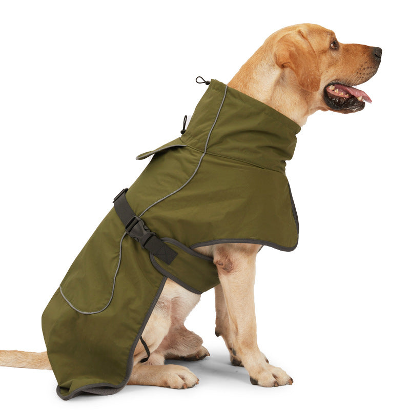 Medium And Large Dogs Handsome Winter Warm Clothing Snowproof Pet