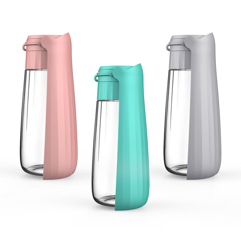 Pet Water Cup Outdoor Portable Folding Dog Bottle 550ml Large