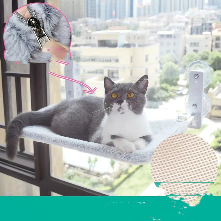 Cat Suction Cup Window Glass Hammock Pet Pets Products