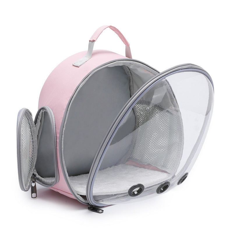 Pet Backpack Hamster Carrier Transparent Small Animal Guinea Pig
