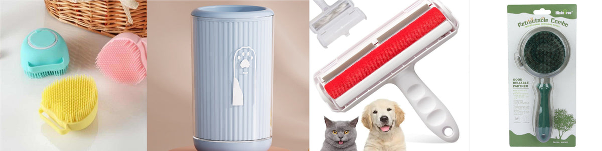 Pet Hair Removal Comb Cat Brush Self Cleaning Slicker Double-sided