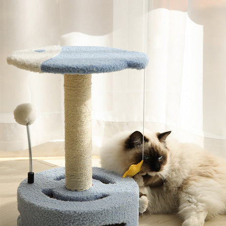 Kitten Cat Climbing Frame Small Scratching Post Sisal Board