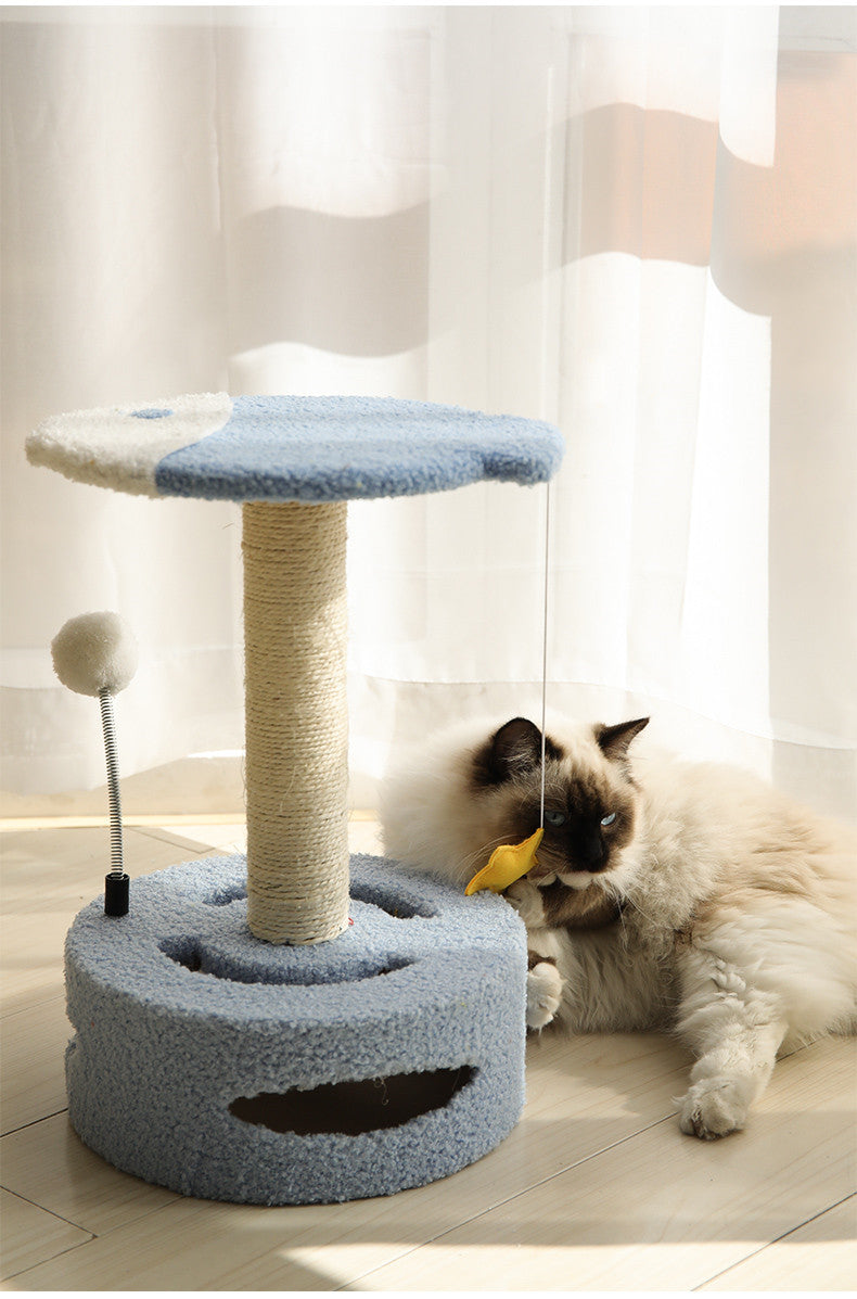 Kitten Cat Climbing Frame Small Scratching Post Sisal Board