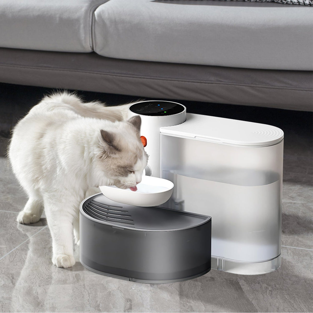 1pc Smart Pet Water Fountain Automatic Cat Dispenser 3l Cordless