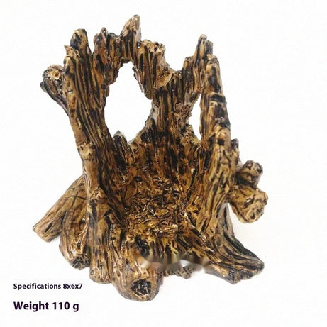 Fish Tank Landscape Submerged Wood Shrimp Pot Dried Resin Crafts