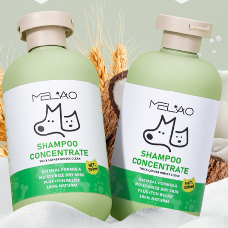 Natural Pet Oatmeal Shampoo With Coconut Chamomile Moisturizes Skin