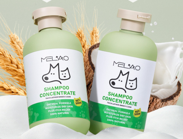 Natural Pet Oatmeal Shampoo With Coconut Chamomile Moisturizes Skin
