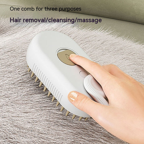 Cat Steam Brush Steamy Dog 3-in-1 Electric Spray Hair Brushes