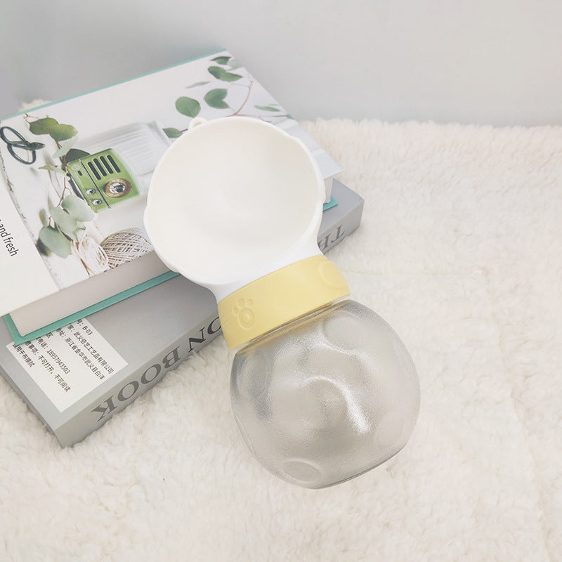 Dog Water Bottle Portable Travel Pet Drinker Leak Proof Bowl Food