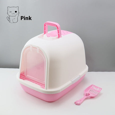 Litter Box Fully Enclosed Drawer Cat Toilet Deodorant Splash-proof