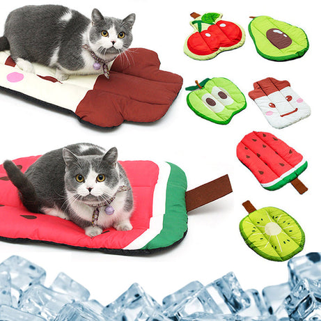 Dog Cooling Mat Pet Beds Cat Rug Ice Silk Pet Self Pad Blanket