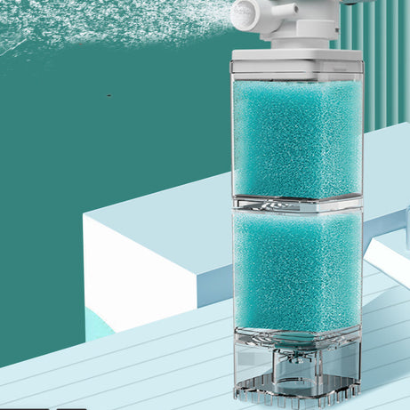 Anti-backflow Filter Aerating Fish Tank Built-in