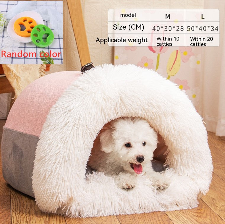 New Splice Portable Pet Nest Autumn And Winter Warm Dog