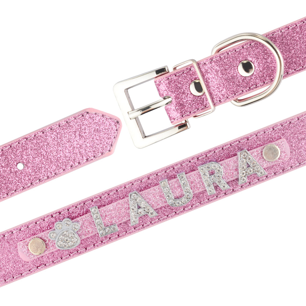 Diy Alphabet Dog Name Pet Collar Wear Accessories