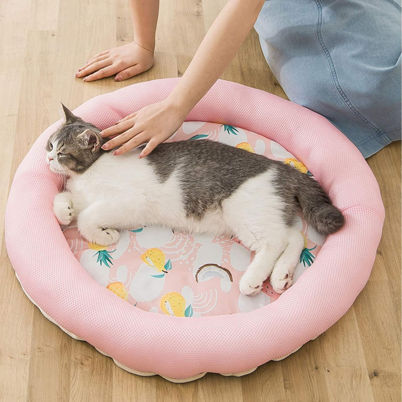 Cooling Dog Bed Soft Summer Ice Pet Pad Cushion For Small Sleeping