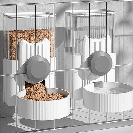 Hanging Cat Water Fountain And Automatic Dog Feeder For Drinking