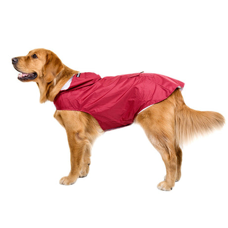 Spring And Autumn Pet Raincoat Rain Poncho Large Dog Clothes
