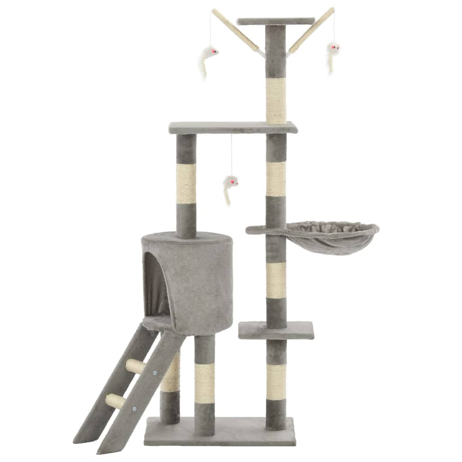 Cat Scratching Post With Sisal Posts 138 Cm
