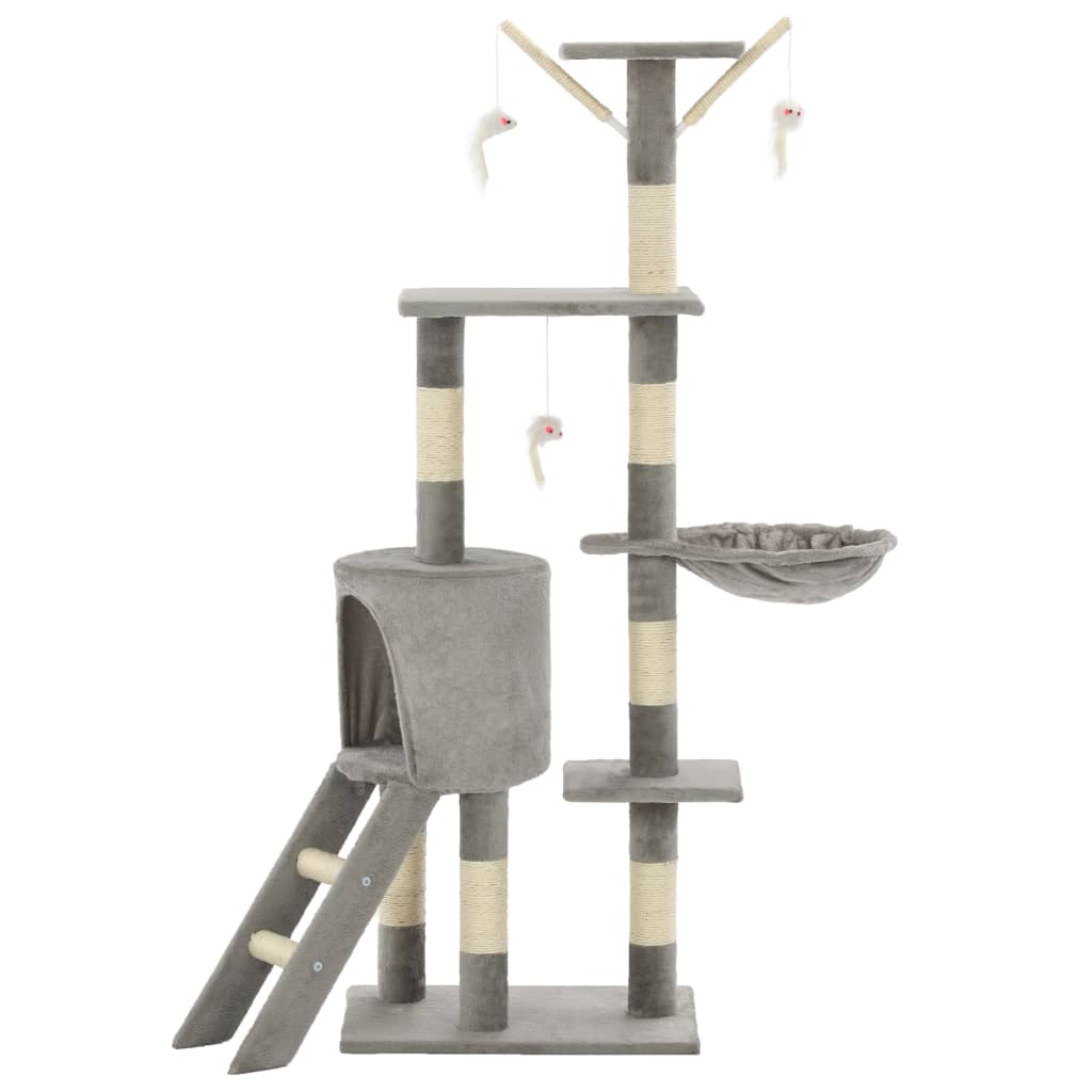 Cat Scratching Post With Sisal Posts 138 Cm