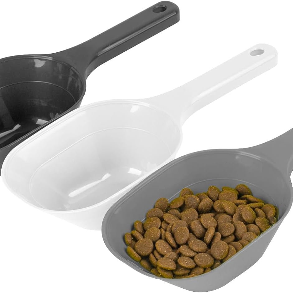 Pet Food Scoop 1 Cup Capacity Lines For 2 And Plastic Pet For Dog