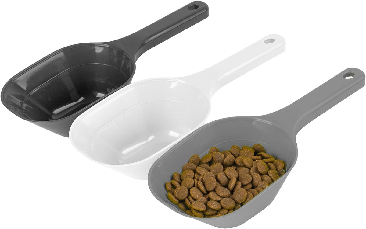 Pet Food Scoop 1 Cup Capacity Lines For 2 And Plastic Pet For Dog