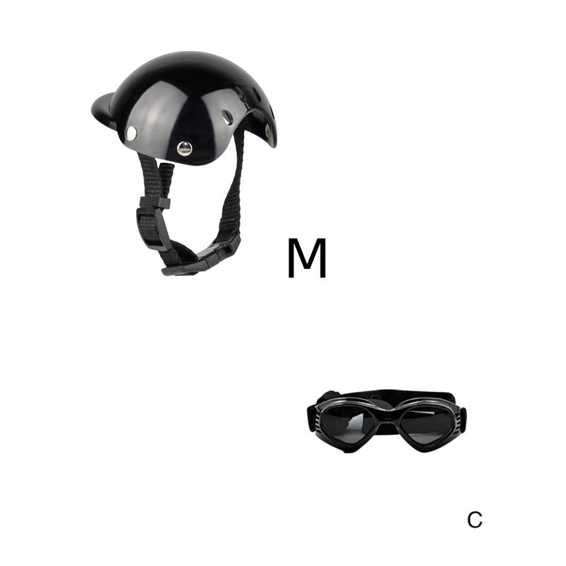 Pet Helmet New Motorcycle Dog Cat Accessories Pet Toy Hat Headwear