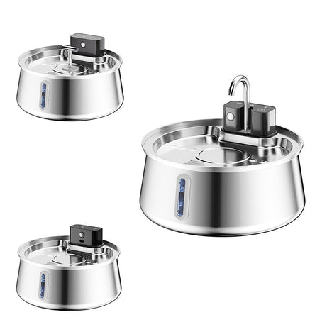 Stainless Steel Wireless Pet Water Fountain Kit