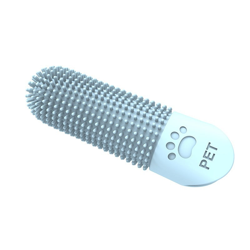 360 Angle Pet Finger Toothbrush For Small Medium And Large Dogs