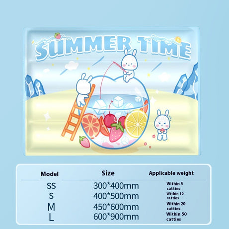 Pet Ice Mat Cat Summer Cooling Cold Nest