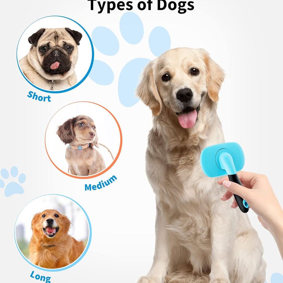 Dog Brush Cat Pet Grooming Shedding Tools
