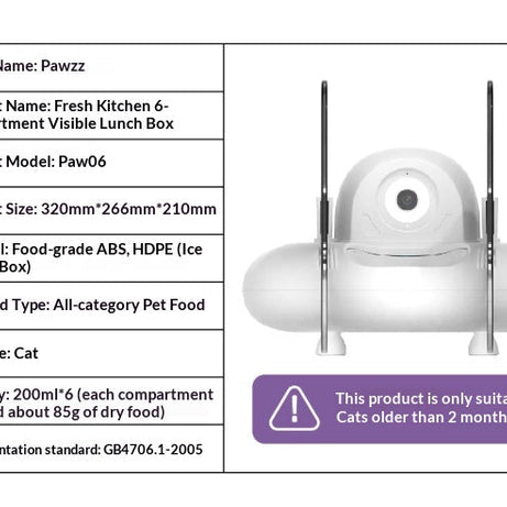 Smart Cat Feeder Ai Facial Recognition Multi Cats Video Camera Gen