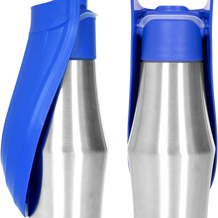 New Portable Pet Dog Water Bottle Soft Silicone Leaf Design
