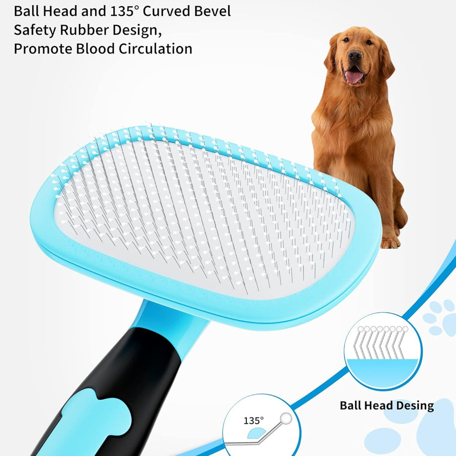 Dog Brush Cat Pet Grooming Shedding Tools