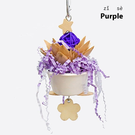 Parrot Flower Clumps Bite Toy