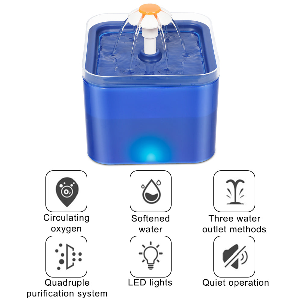 USB Charging For Water Cat Drinking Fountain Pet Dispenser