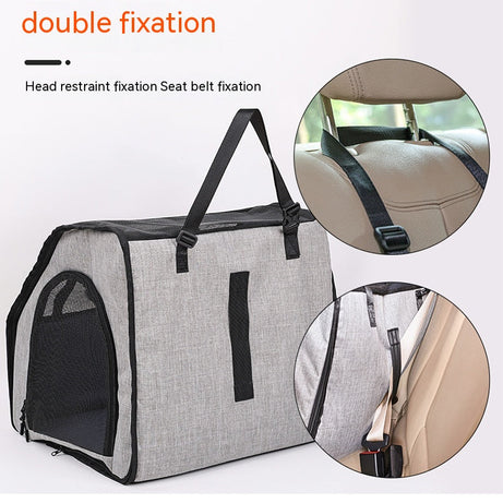 Pet Car Supplies Dog Cage Nest Go Out Portable