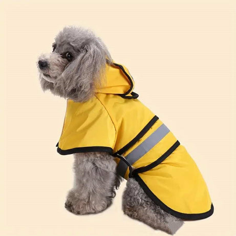 Golden Retriever Big Dog Pet Raincoat Reflective Clothes Poncho