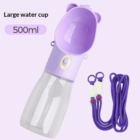 Pet Water Cup Portable Bottle Outdoor Dog Drinking Fountain Feeding