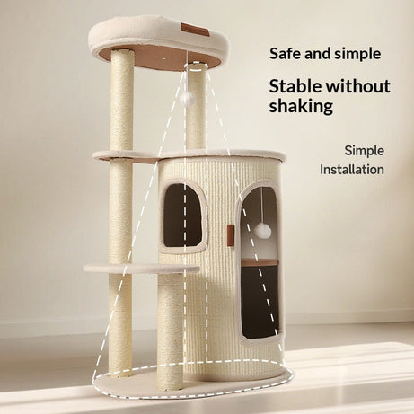 Cat Bed Climbing Frame And Scratching Post Self Entertainment Tree