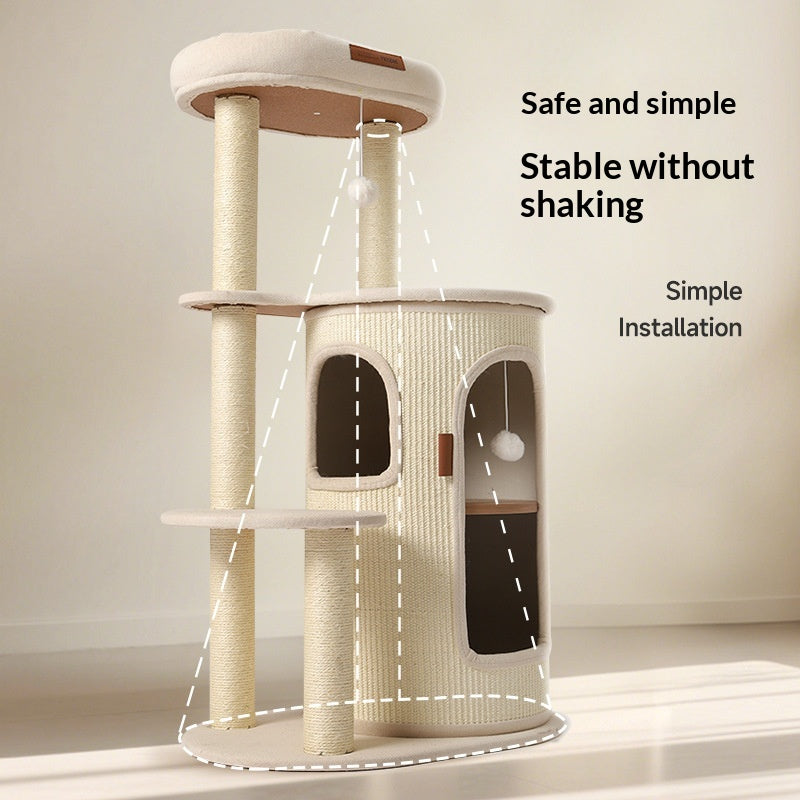 Cat Bed Climbing Frame And Scratching Post Self Entertainment Tree