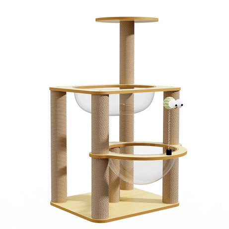Cat Climbing Frame And Bed Combo With Enlarged Space Capsule