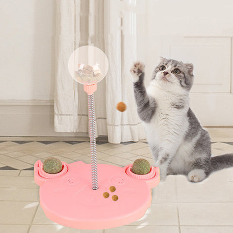 Pet Feeder Cat Toy Pets Leaking Food Ball Self-playing Tumbler