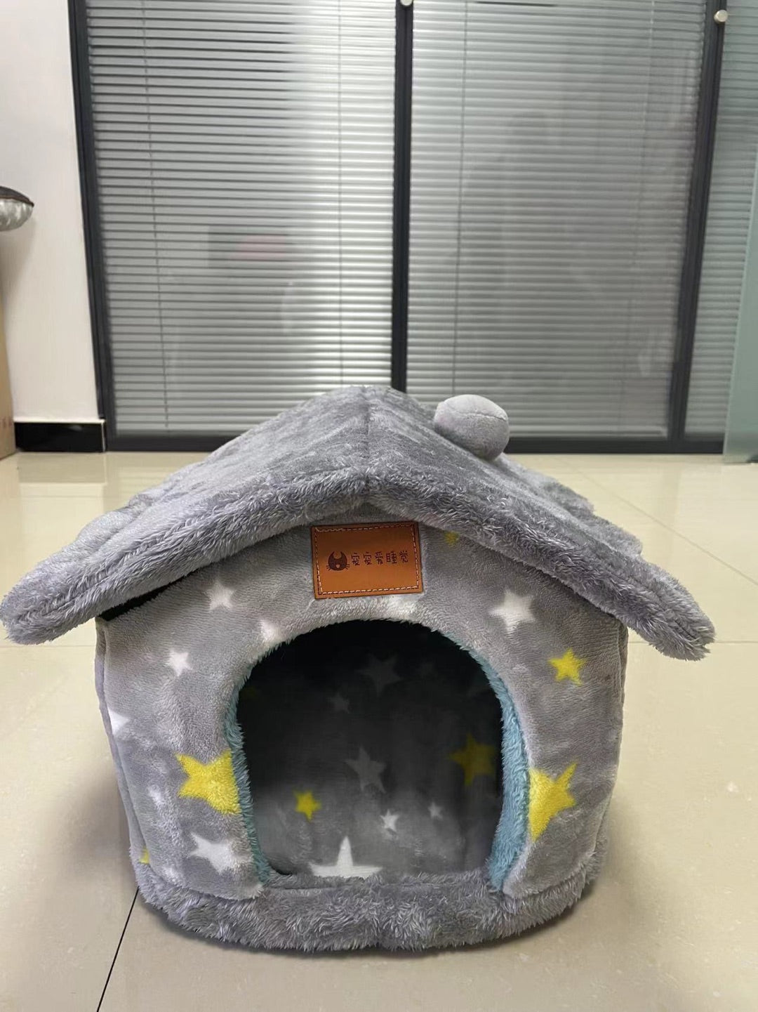 Foldable Dog House Pet Cat Bed Winter Villa Sleep Kennel Removable