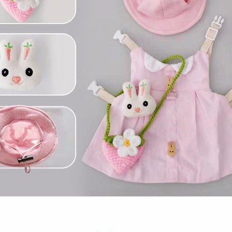 Pet Rabbit Traction Rope Cute Vest Skirt Clothing Supplies