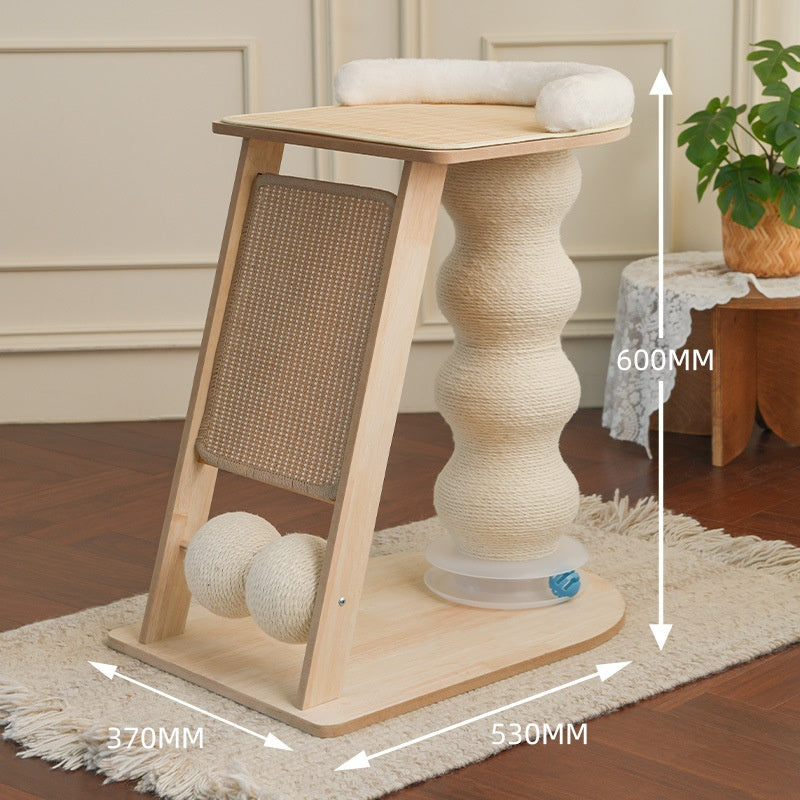 Small Space-saving Tree Sisal Scratching Post Cat Climbing Frame