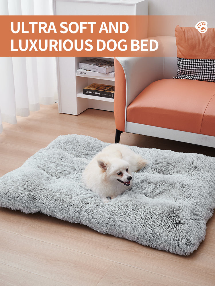 Dog Bed Mats Washable Large Sofa Portable Pet Kennel Long Plush