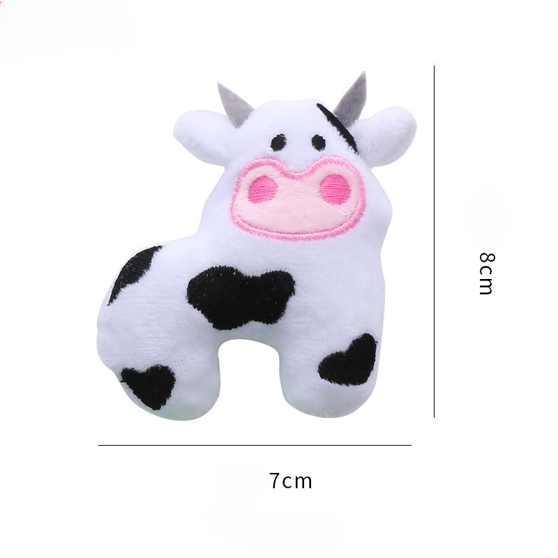 Cow Parrot Shape Cat Toy Cute Plush Animal Toys With Catnip
