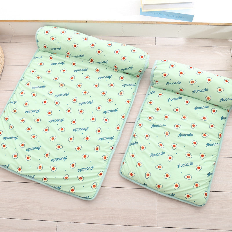 Cool Dog Mat Summer Pet Blanket Cooling Breathable Cat Bed Outdoor