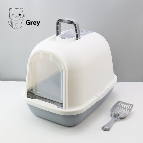 Litter Box Fully Enclosed Drawer Cat Toilet Deodorant Splash-proof